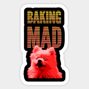 Baking Mad Sticker